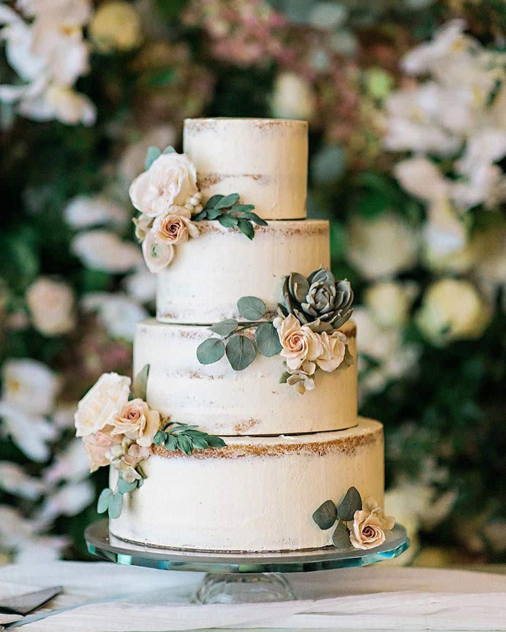 10 Easy Ways to Create a Simple and Elegant Wedding Cake of Your Own ...