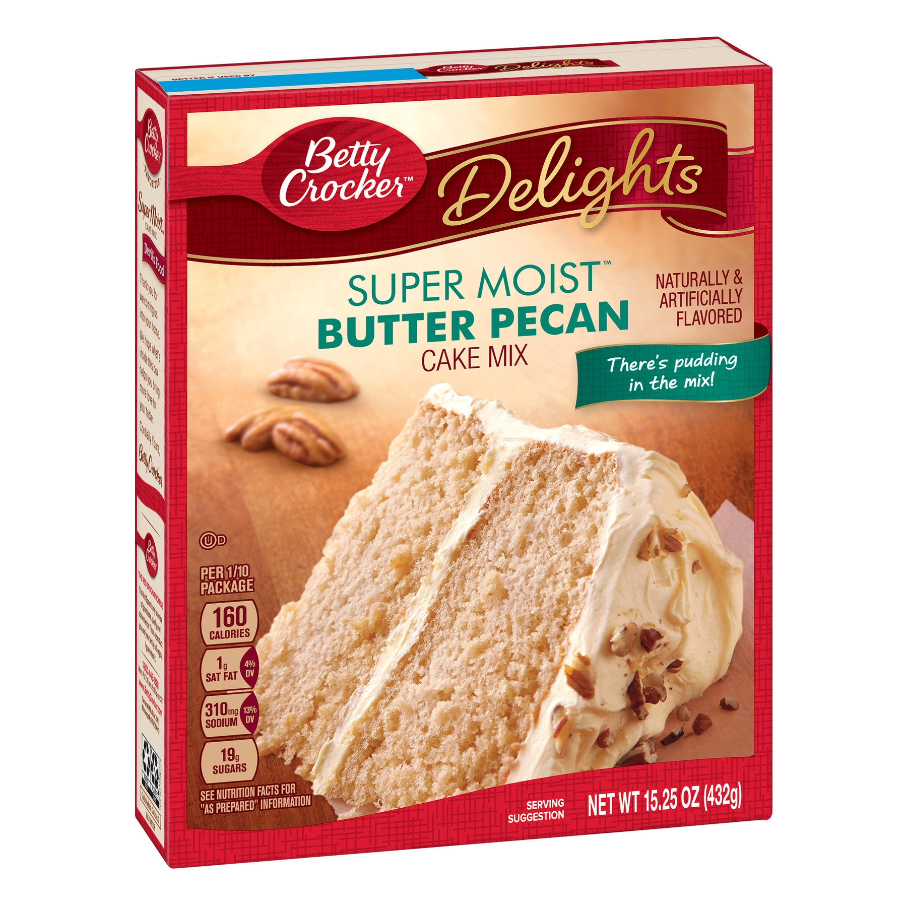 (12 Pack) Betty Crocker Super Moist Butter Pecan Cake Mix ...
