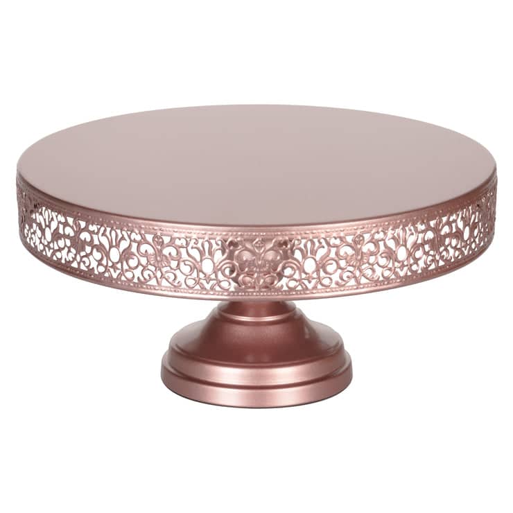 14 Inch Rose Gold Wedding Cake Stand