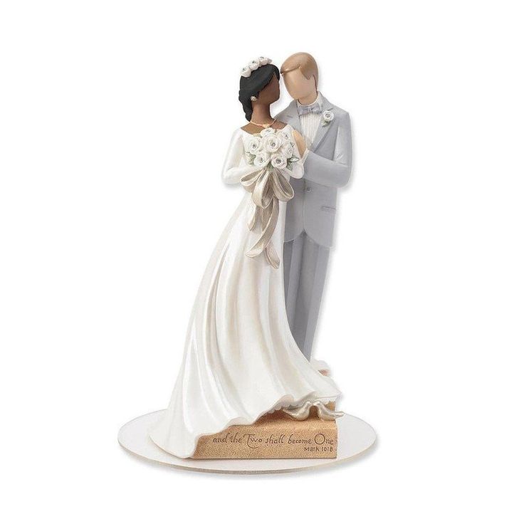 16 Black Couple Wedding Cake Toppers to Personalize Your ...