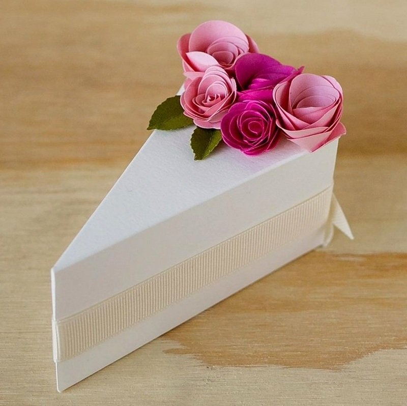 16 Ultimate Simple and Elegant Wedding Cake Slice Boxes ...