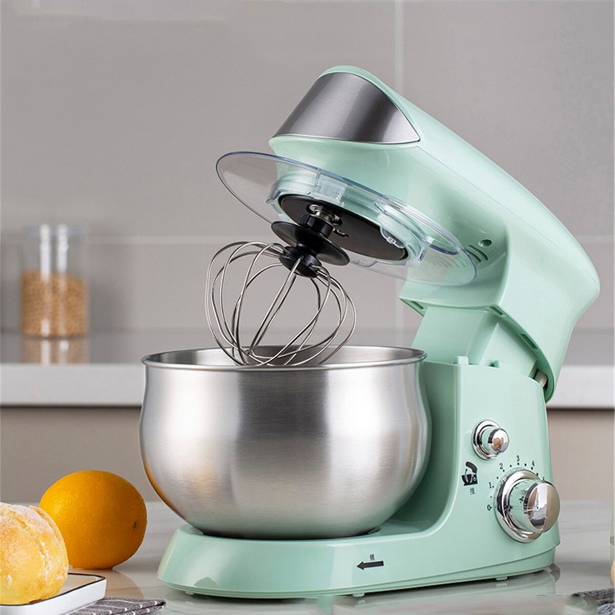 220v 3.5l stand mixer mixing machine electric cake beater maker dough ...