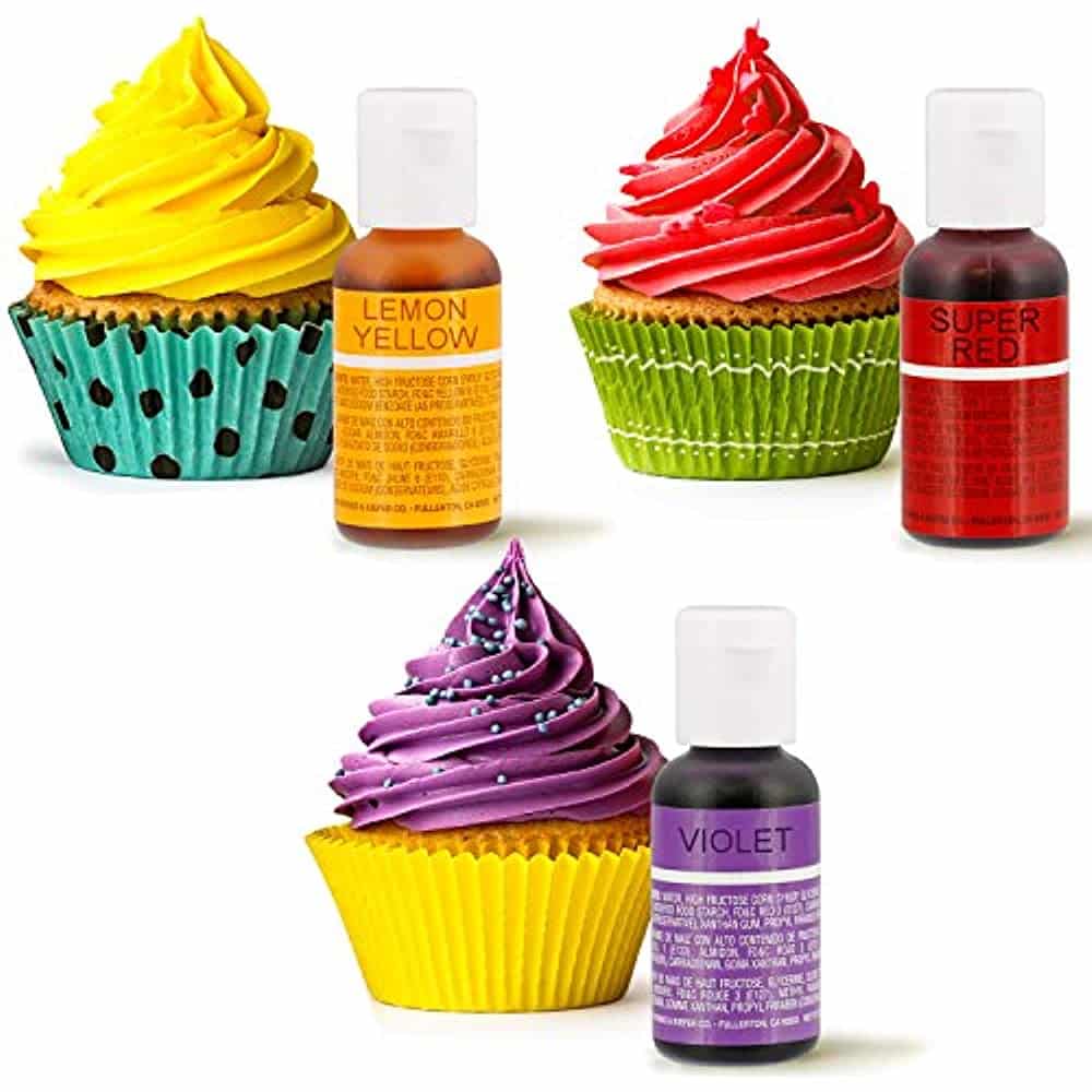 24 Color Cake Food Coloring Liqua