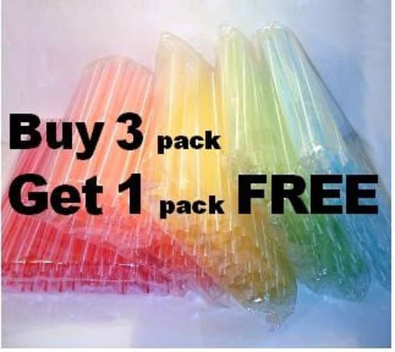 40 pcs boba fat straws 8.5 inch FREE SHIPPING for cake