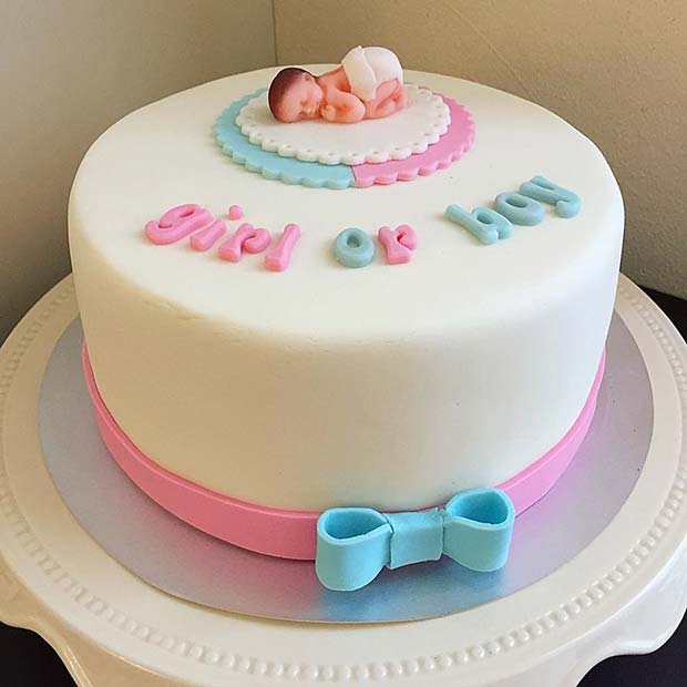 41 Cute and Fun Gender Reveal Cake Ideas