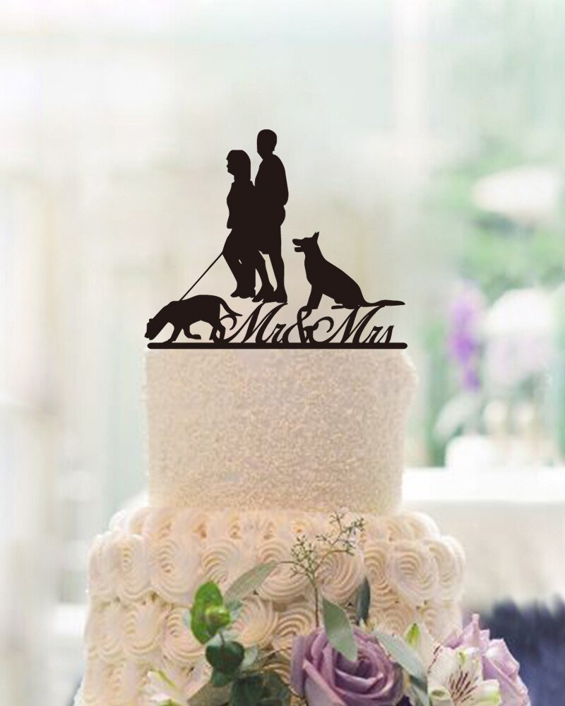 Aliexpress.com : Buy Modern Design Wedding Decoration Cake Topper with ...