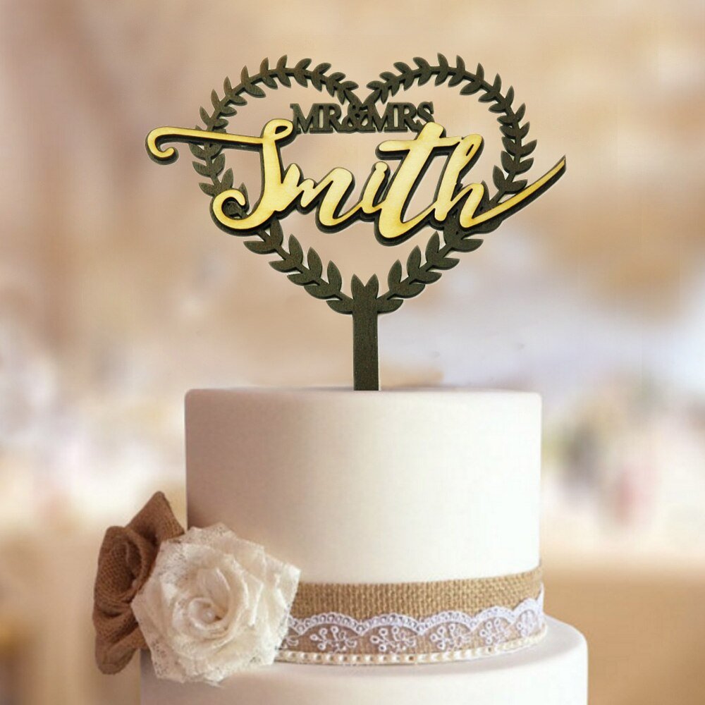 Aliexpress.com : Buy Wedding Cake Topper with Personalized ...