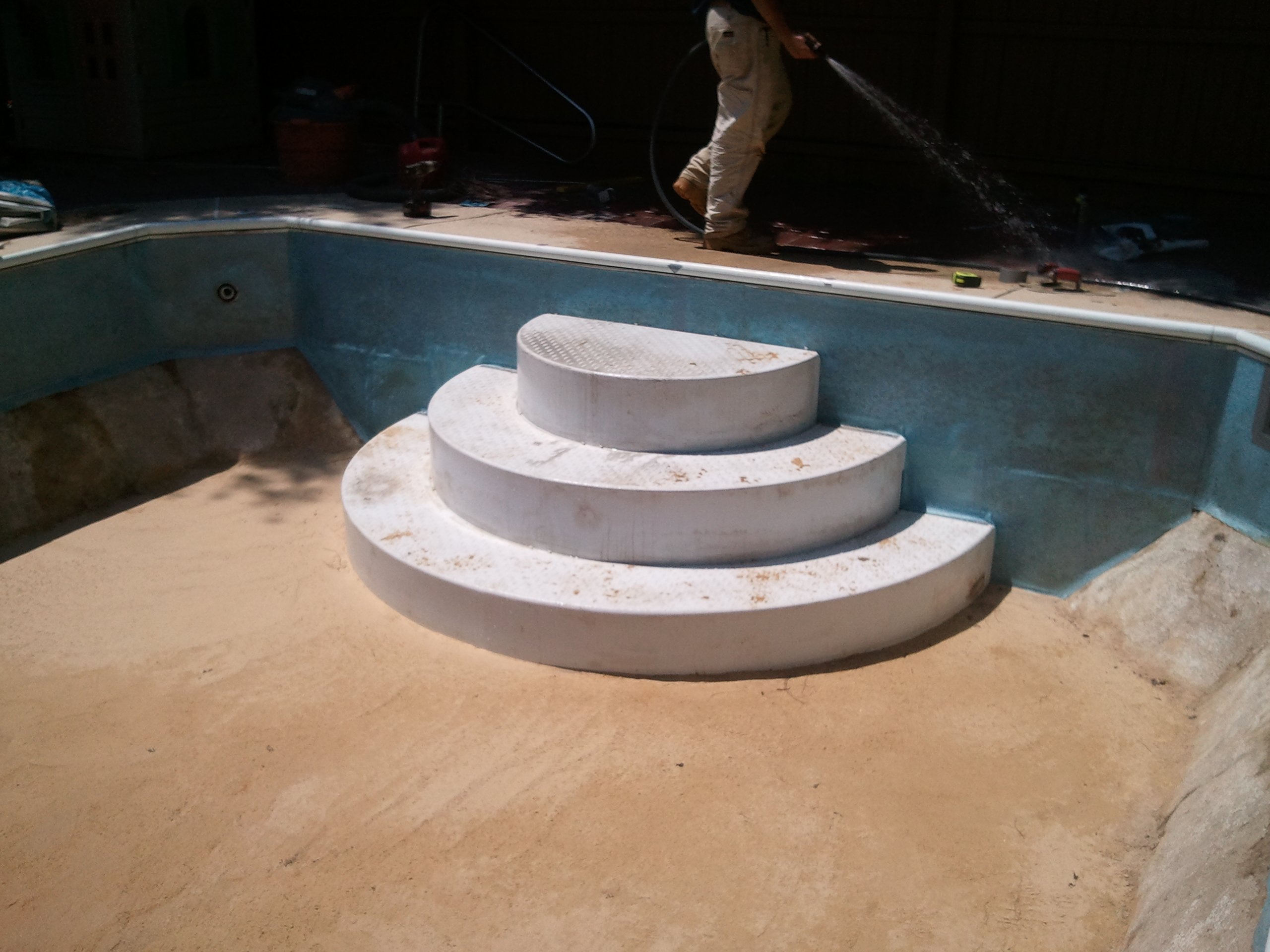 Before &  After Photos of Swimming Pool Construction