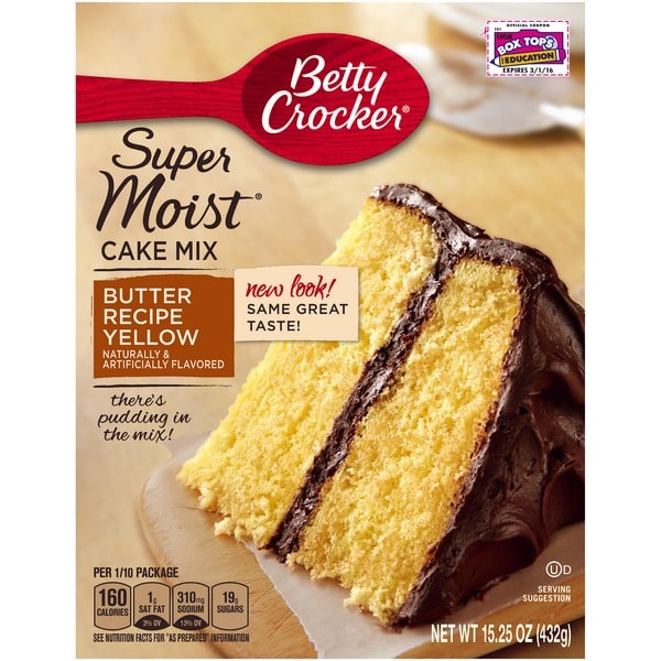Betty Crocker Favorites Super Moist Butter Recipe Yellow Cake Mix from ...