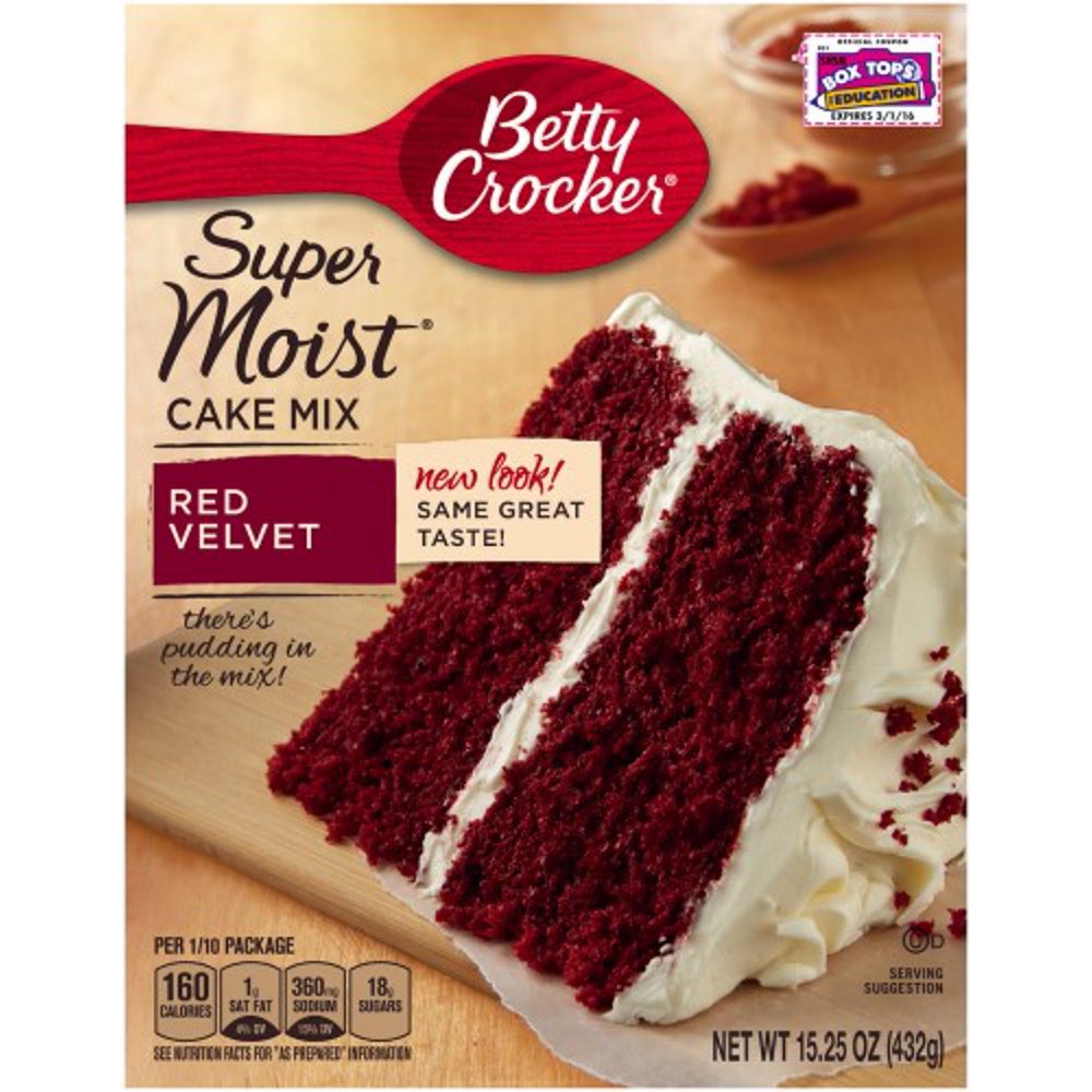 Betty Crocker Super Moist Red Velvet Cake Mix