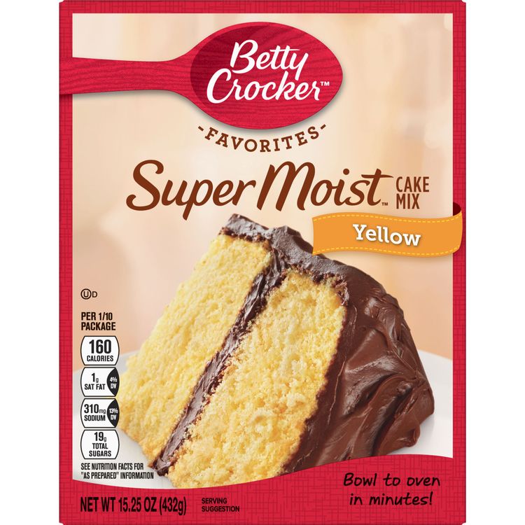 Betty Crocker Super Moist Yellow Cake Mix, 15.25 oz Reviews 2020