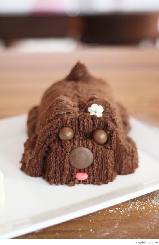 Bondville: How To Make A Puppy Cake