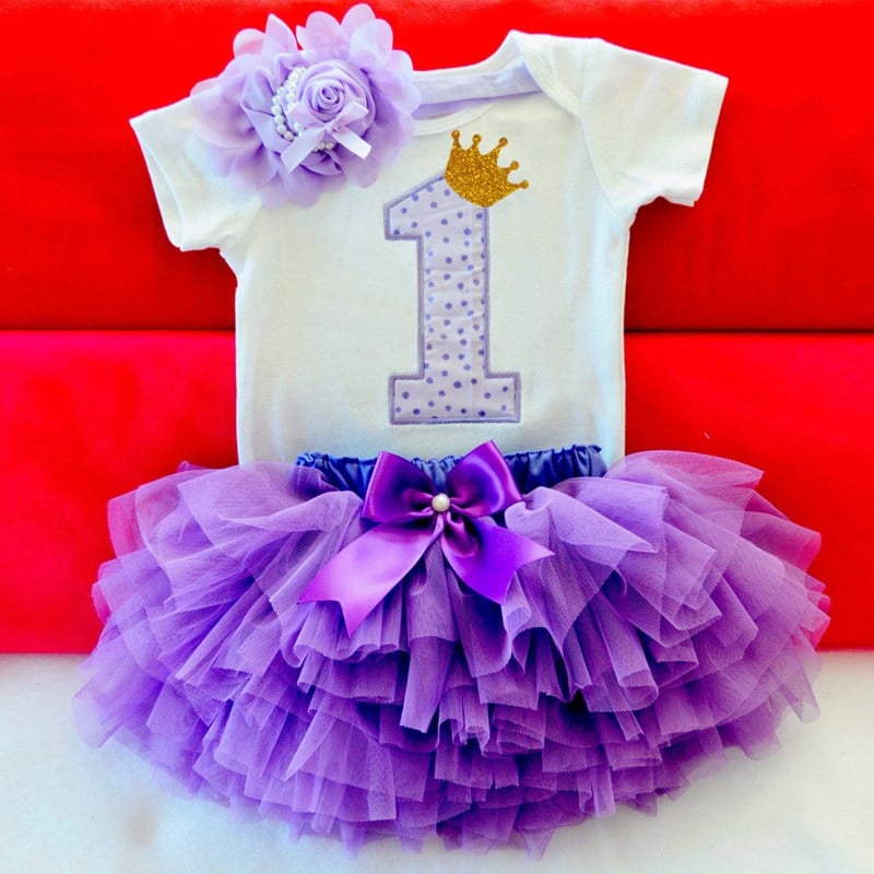 Brand Cake Smash Outfit Unicorn Dress Baby Girl 1 Year Birthday Dress ...