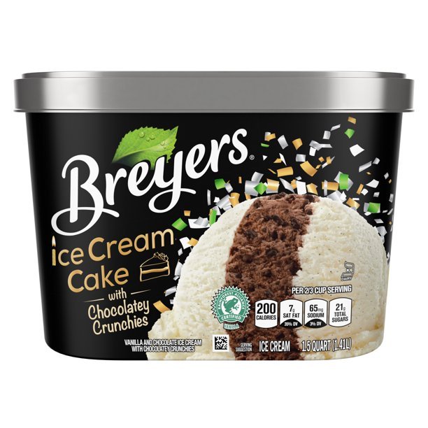 Breyers Original Ice Cream Cake Ice Cream, 48 oz