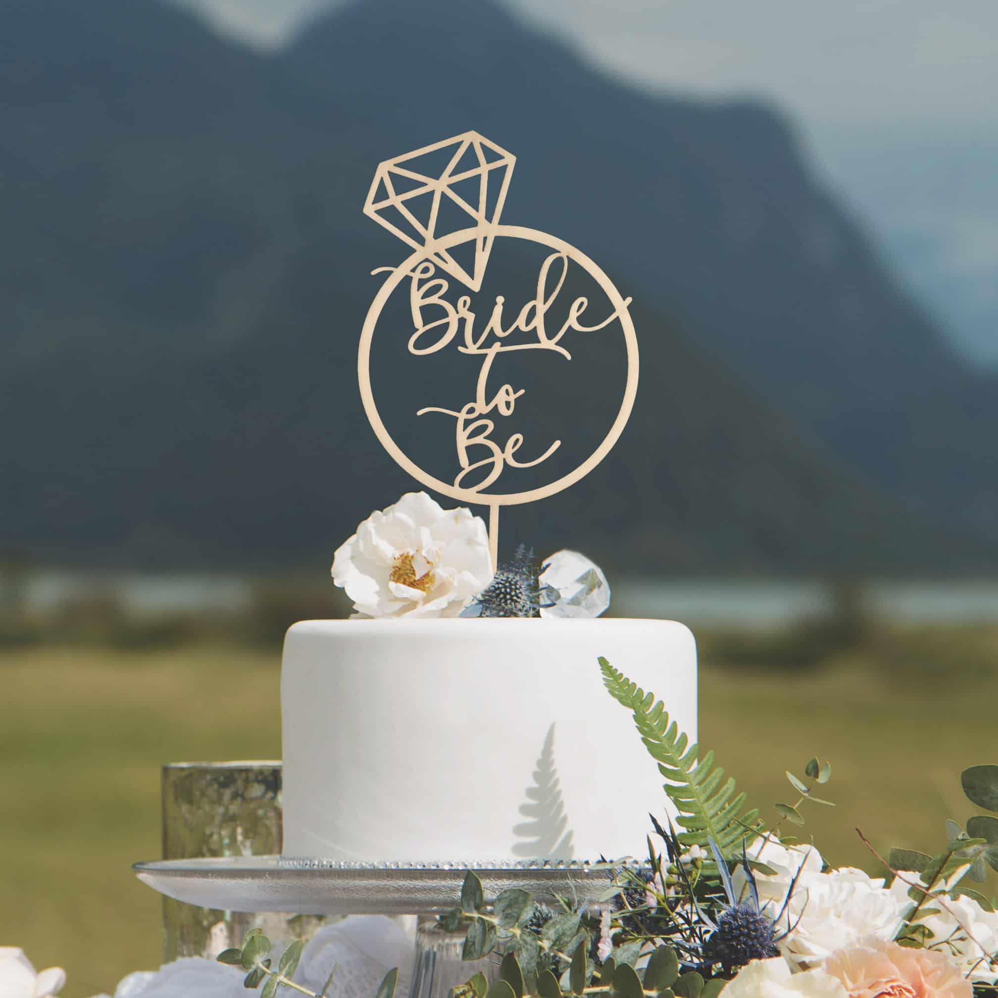 Bride to be Cake Topper: A Bridal Shower Must