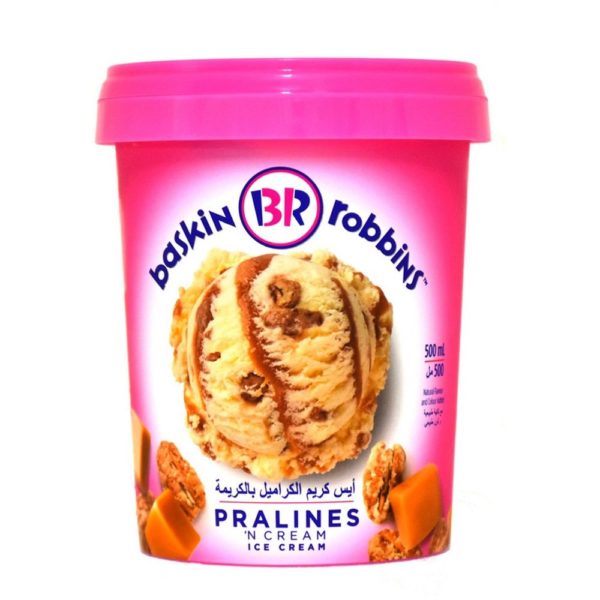 Buy Baskin Robbins Pralines N Cream Ice Cream 500 ml  Price ...