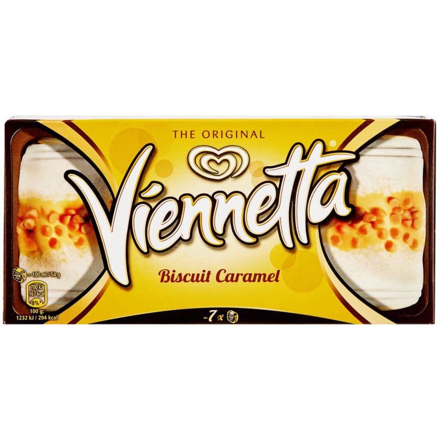 Buy Viennetta Caramel Biscuit Ice Cream Cake (650ml) cheaply