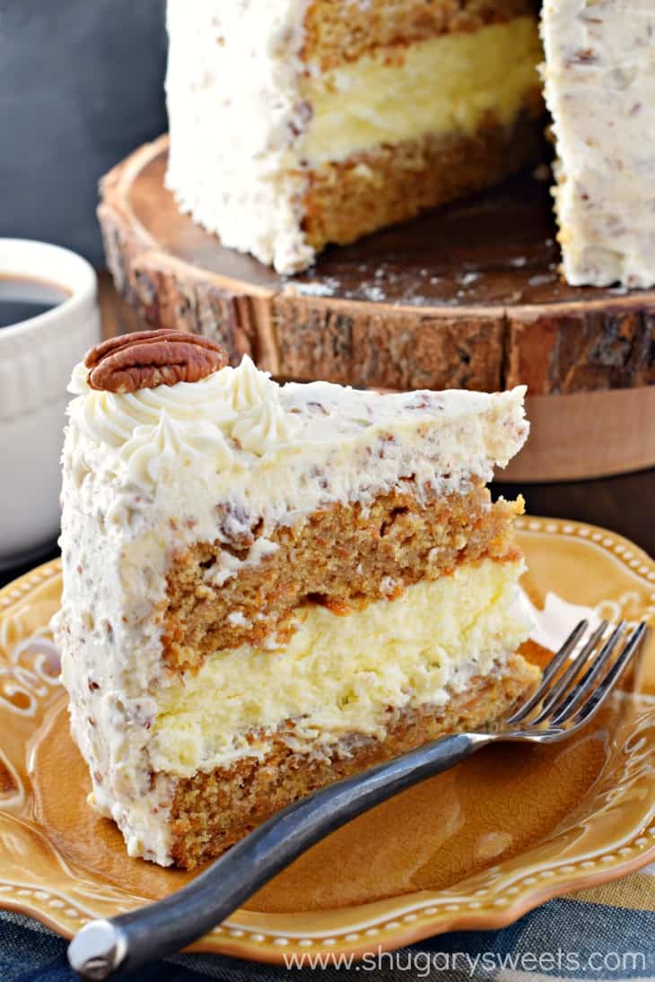 Carrot Cake Cheesecake Cake recipe