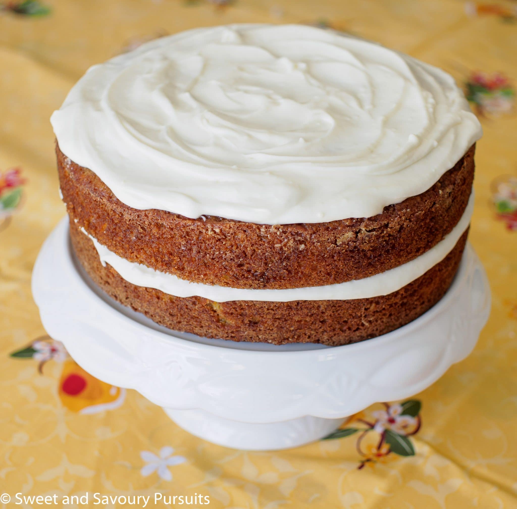 Carrot Cake with Cream Cheese Frosting  Sweet and Savoury Pursuits