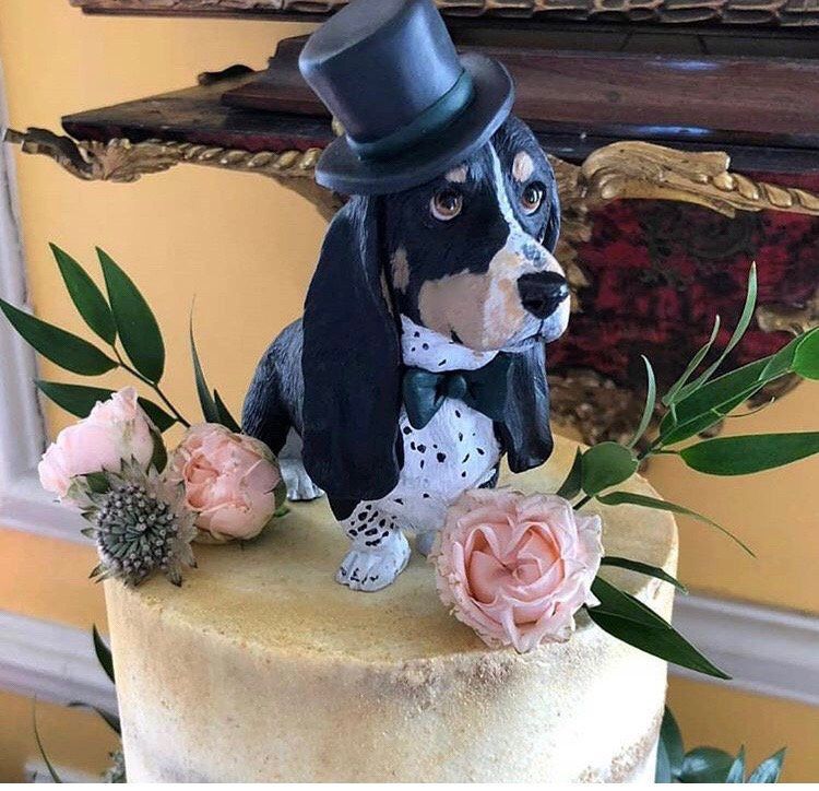 Cat Dog Wedding Cake Toppers