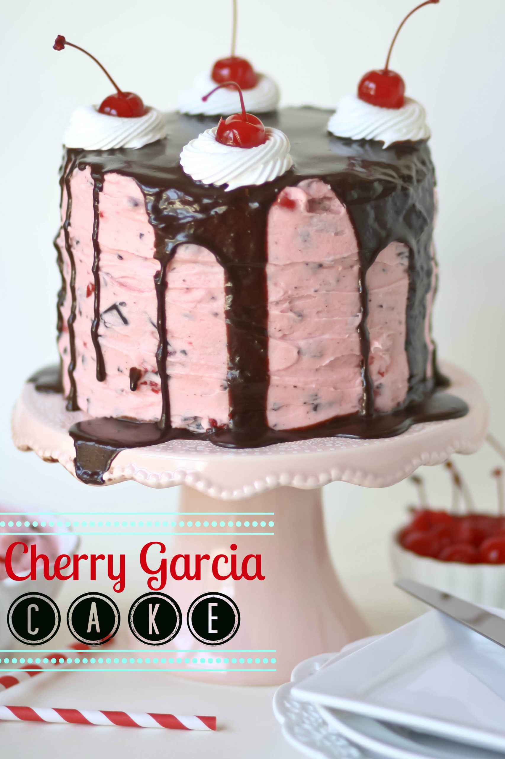 Cherry Garcia Cake (Ben &  Jerry