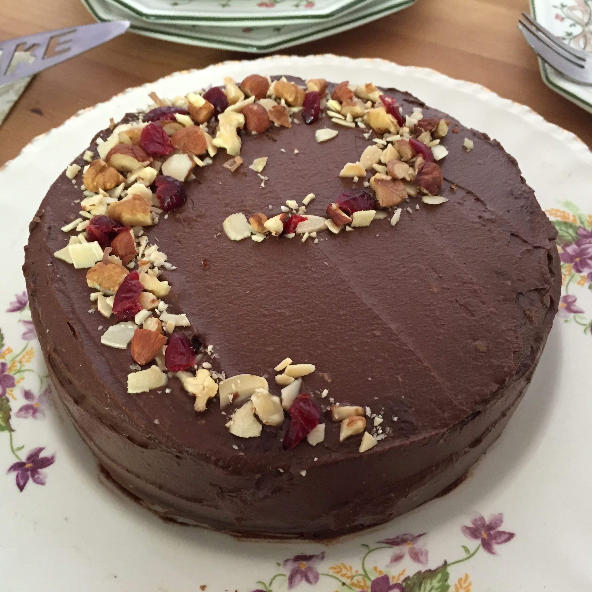 Chocolate Cake (Vegan, Paleo + Gluten