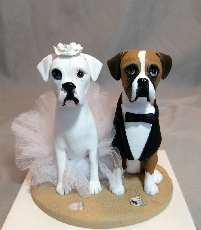 Custom wedding cake toppers dogs cats pets people