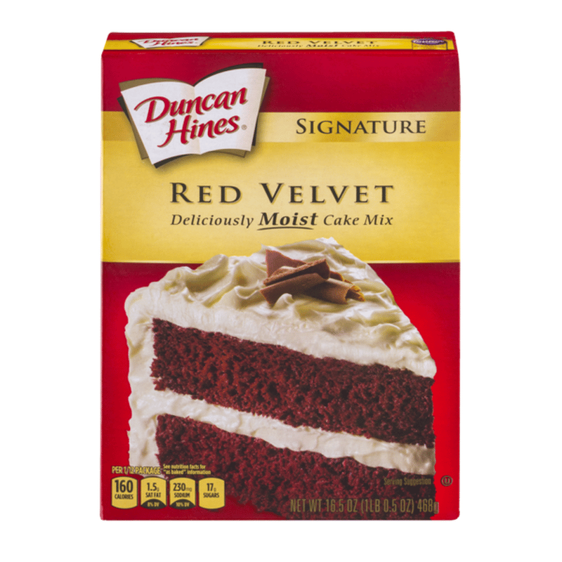 Duncan Hines Moist Deluxe Red Velvet Cake Mix (16.5 oz) from Stop ...