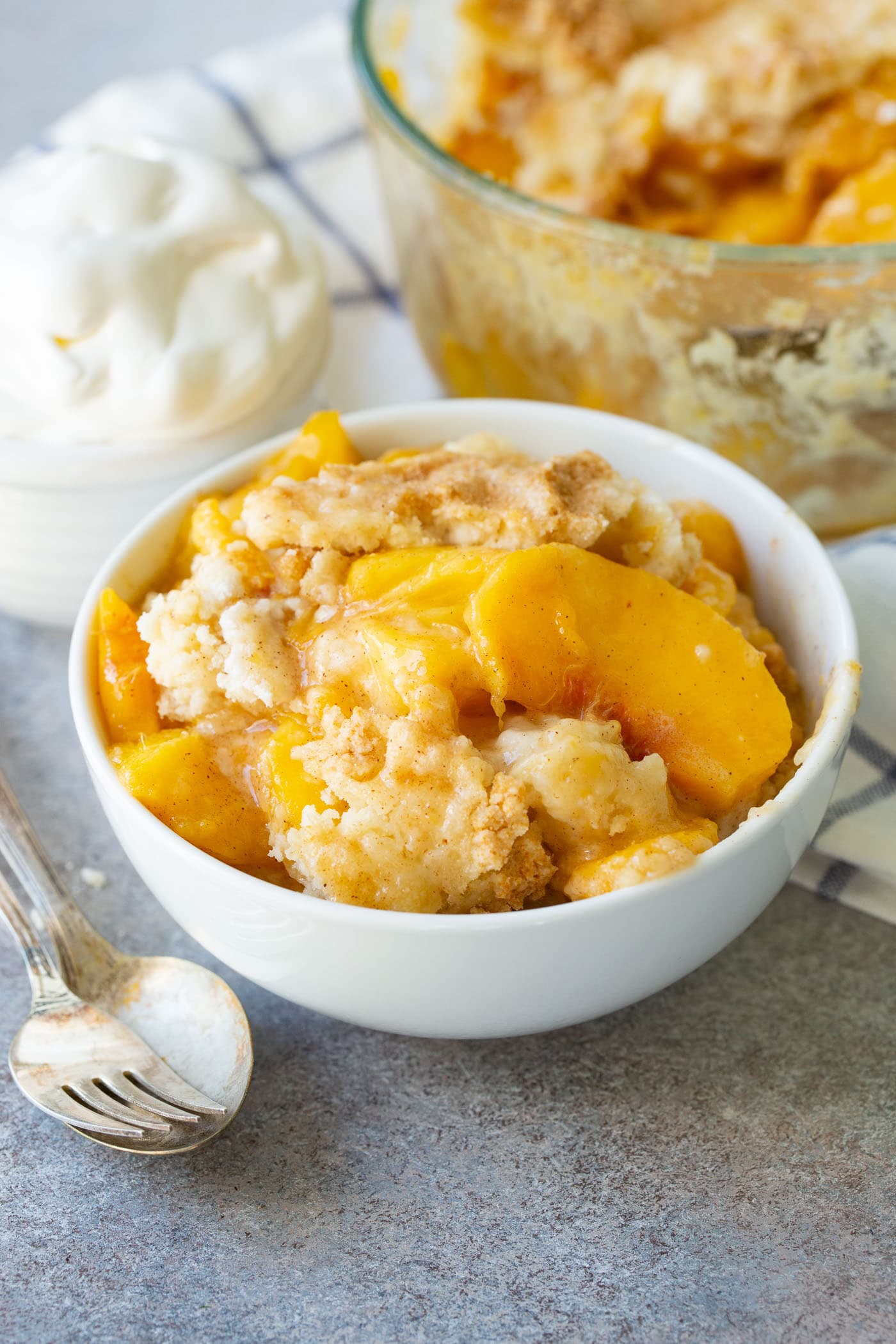 Easy Instant Pot Peach Cobbler with Cake Mix [+Video]