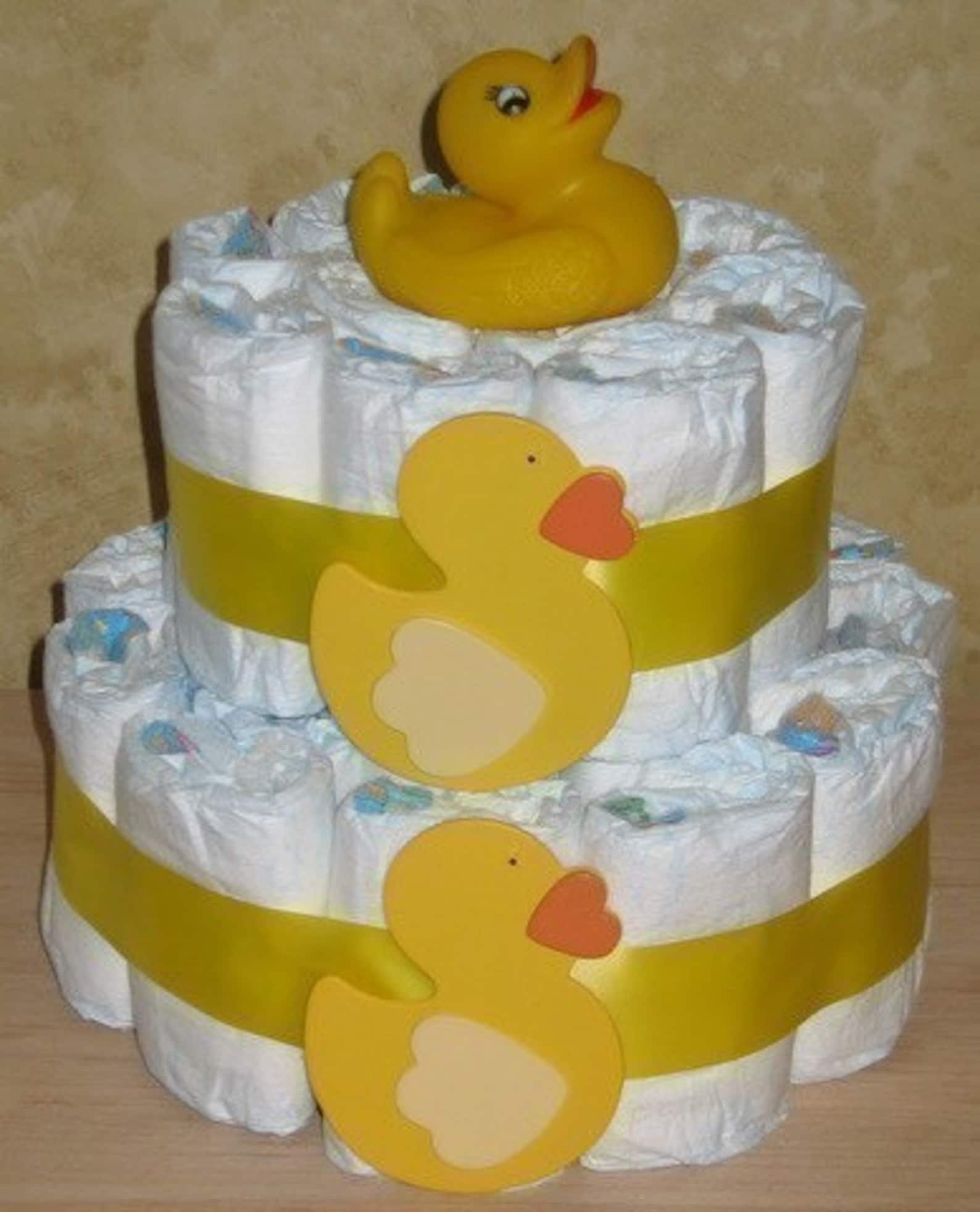 Easy INSTRUCTIONS How to Make a DIAPER CAKE for a baby shower