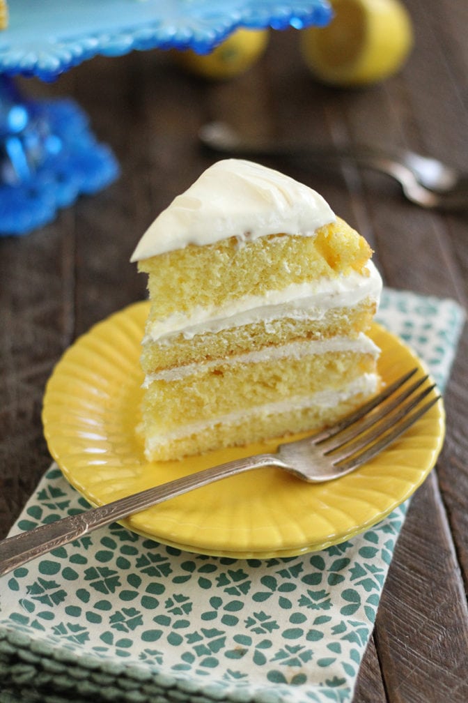 Easy Lemon Cream Cake