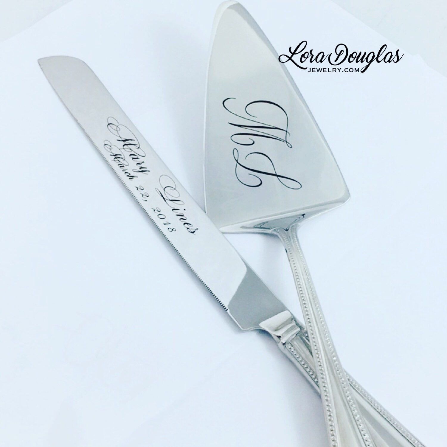 Engraved Birthday &  #Bridal knife sets available in the #Etsy shop # ...