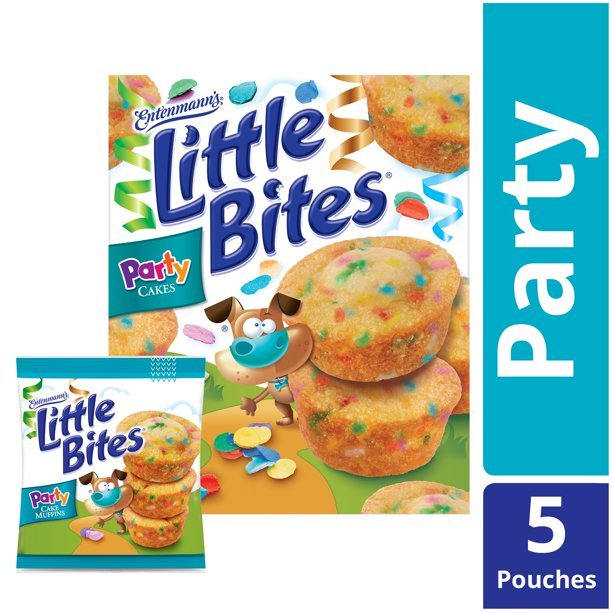 Entenmanns Little Bites Party Cake Muffins, 5 Pouches per ...