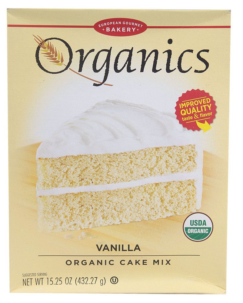 European Gourmet Bakery Organic Cake Mix Vanilla