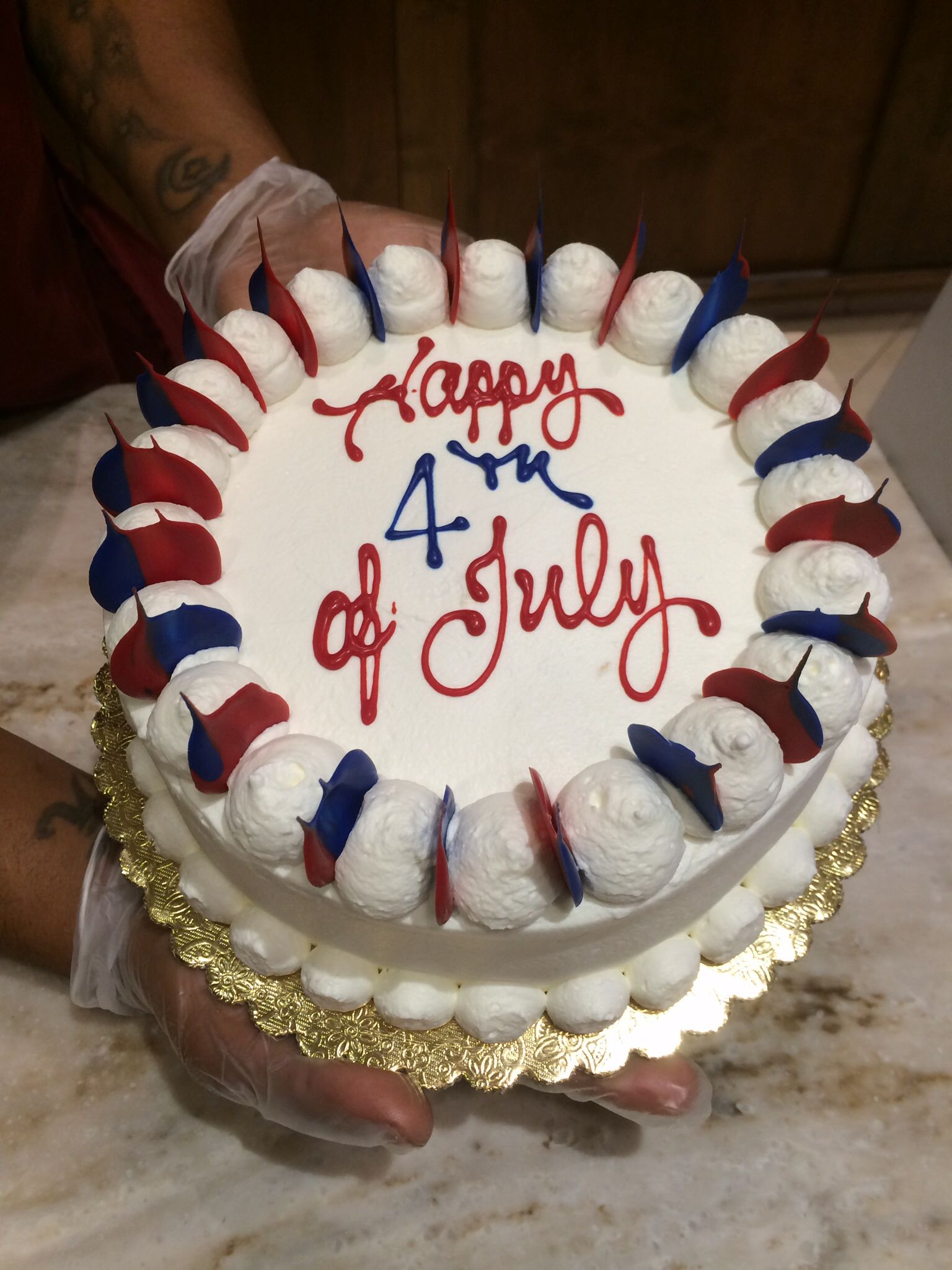 Fourth of July Cake from La Baguette, San Francisco ...