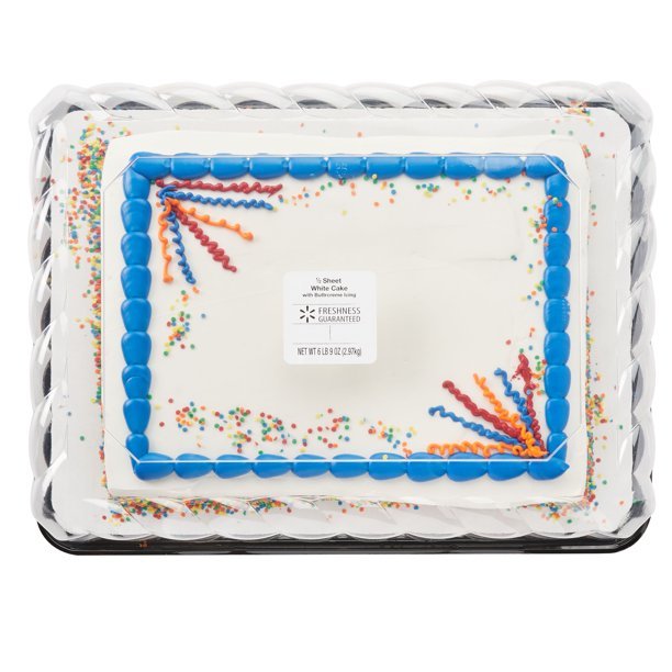 Freshness Guaranteed White Cake with Buttercreme Icing, 1 ...