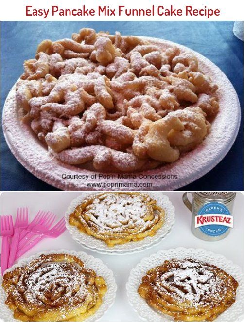 Funnel Cake With Pancake Mix