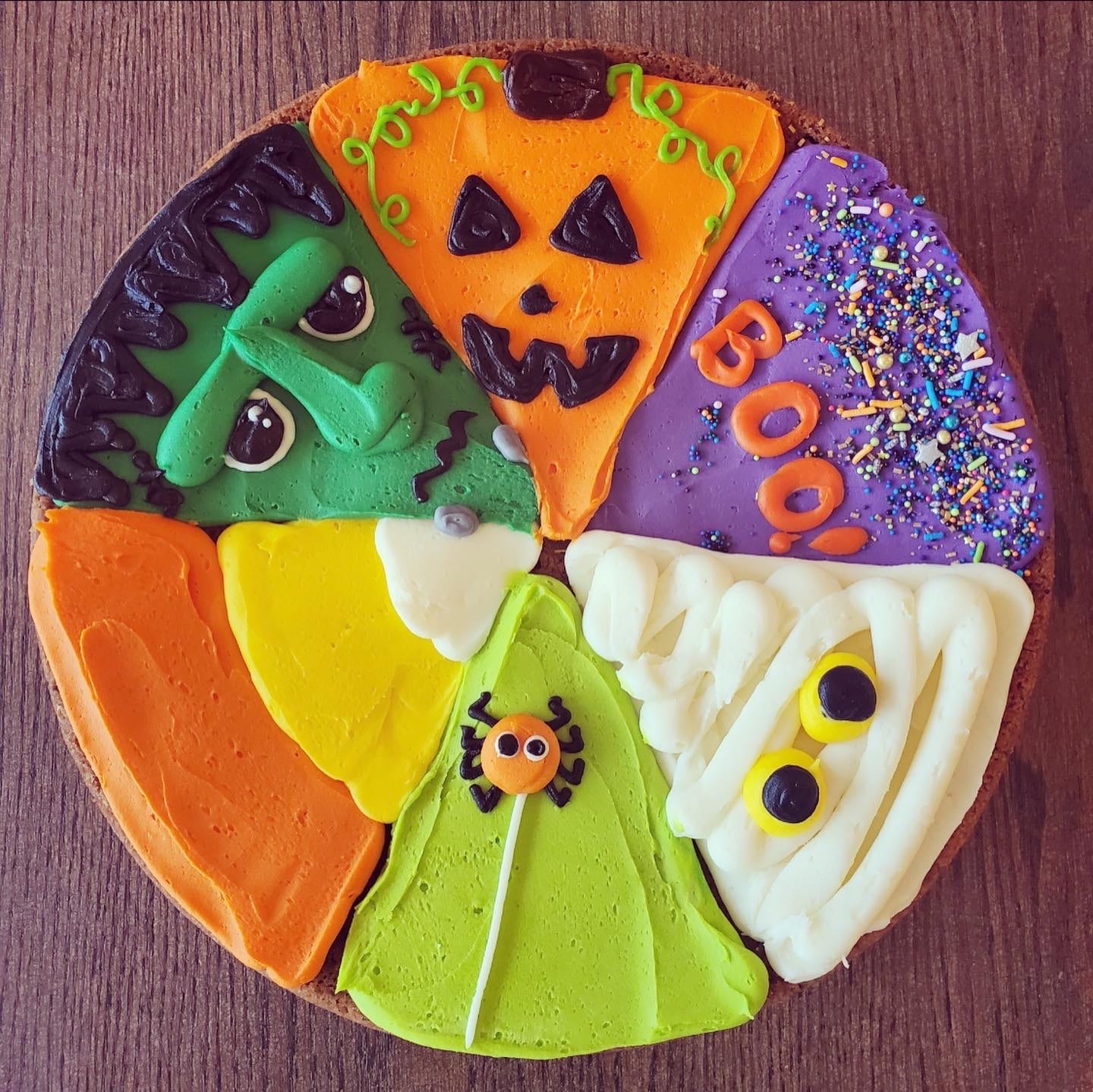 Halloween Cookie Cake