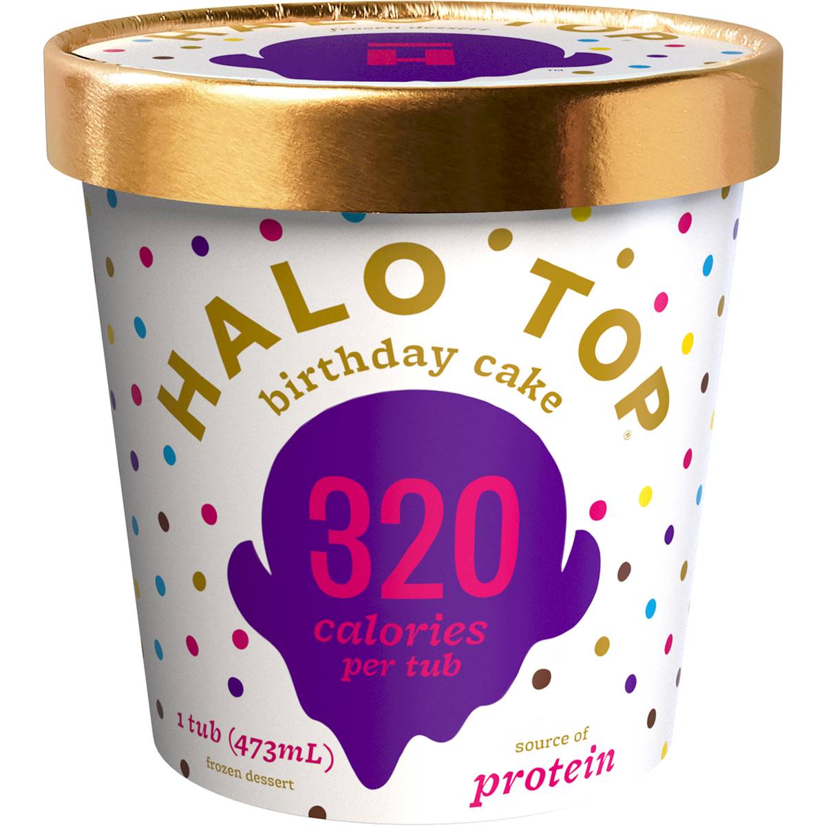 Halo Top Birthday Cake Ice Cream 473ml