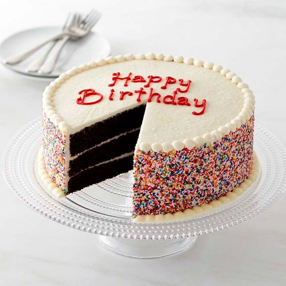 Happy Birthday Layer Cake