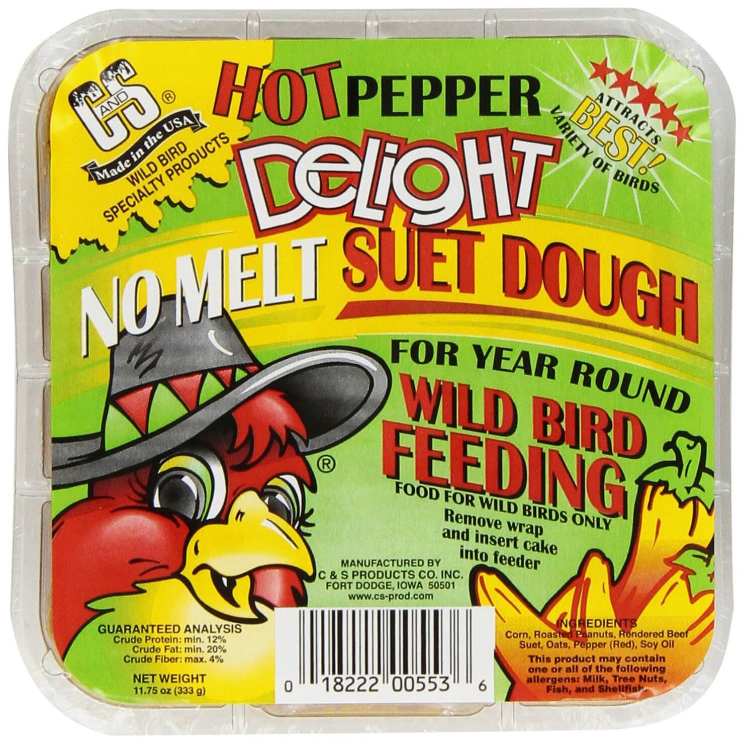 Hot Pepper Suet: Smart Wild Bird Feeding