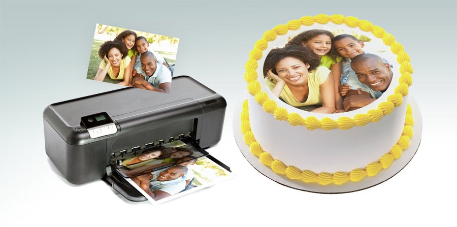 How Are Photographs Put on Cakes?