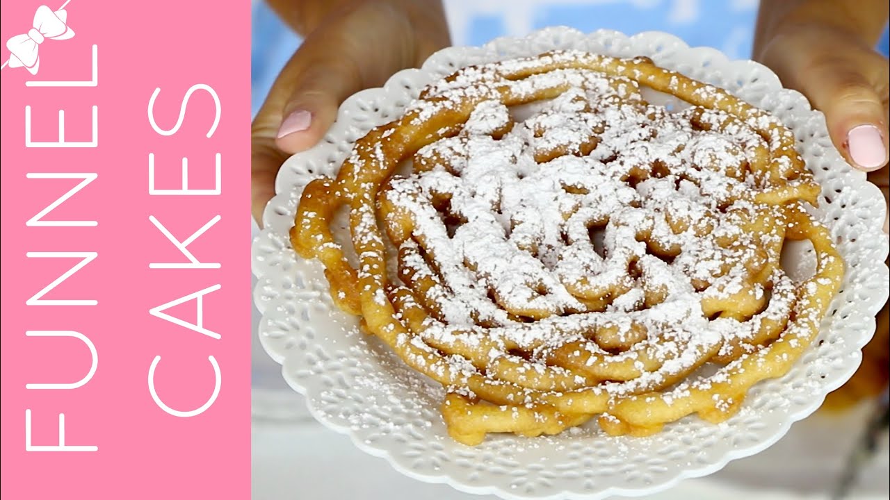 How To Make Easy Pancake Mix Funnel Cakes // Lindsay Ann ...