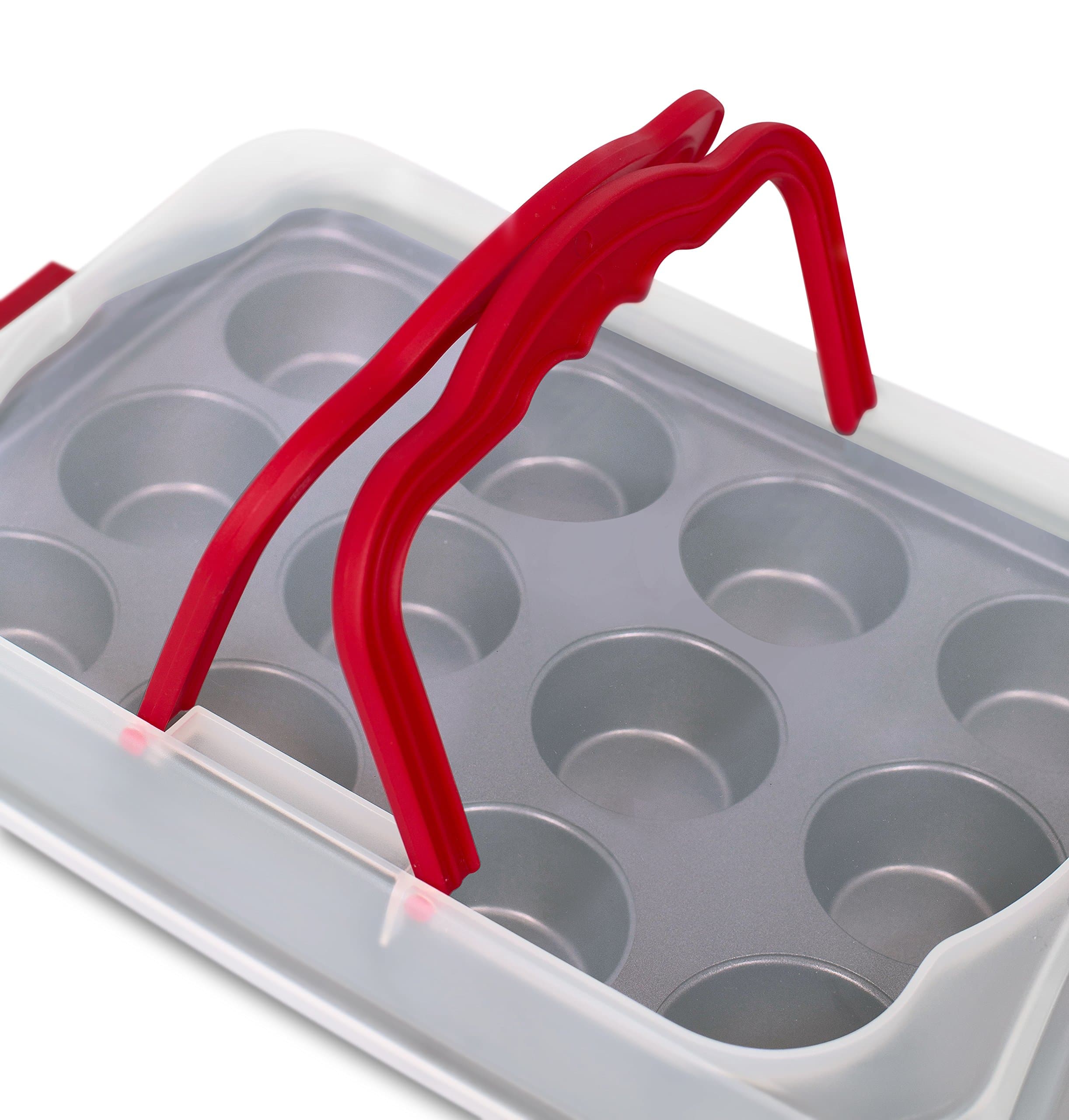 Internetâs Best Cupcake Baking Pan with Lid and Handles