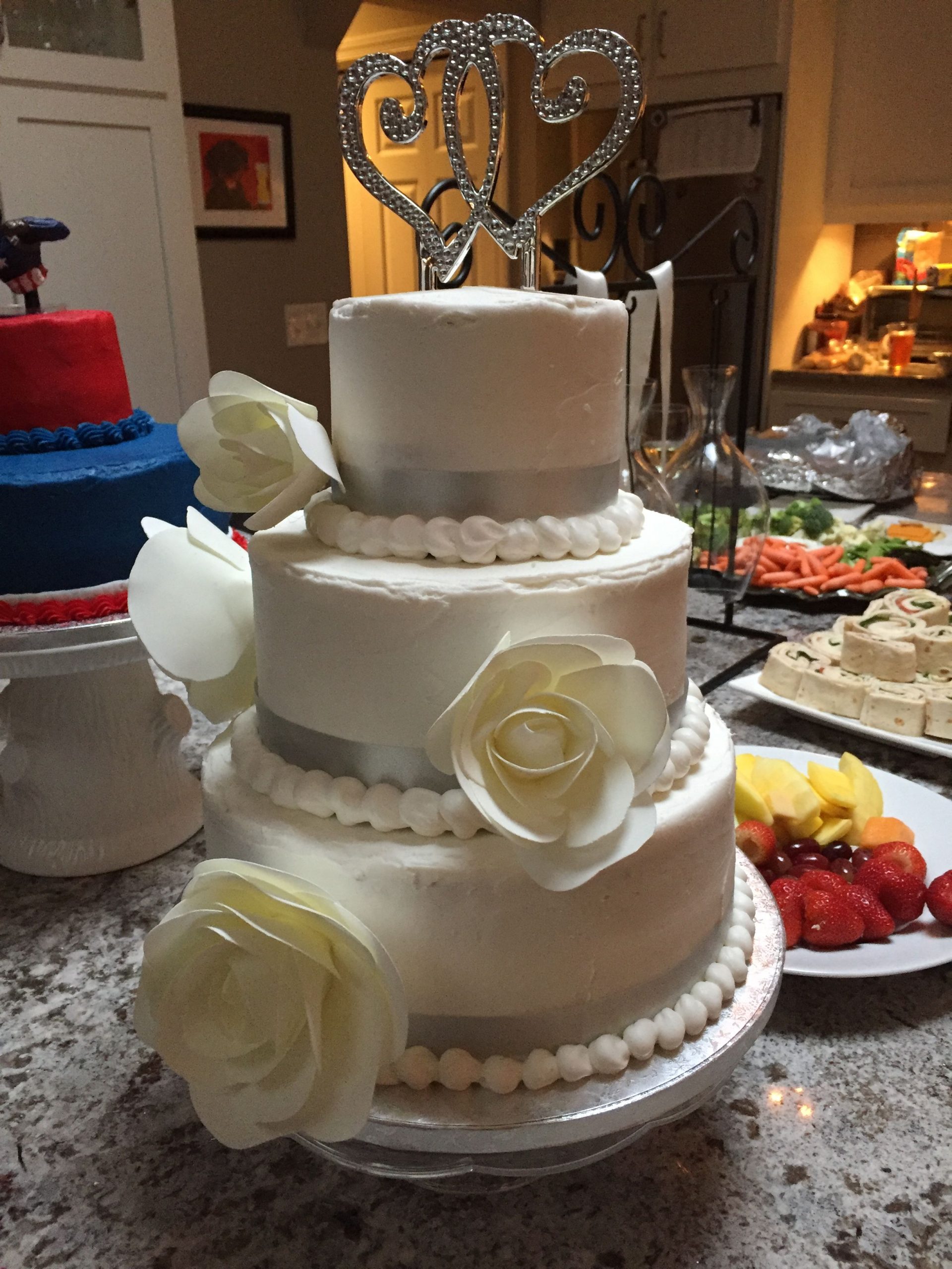 Jenni &  Eli wedding cake