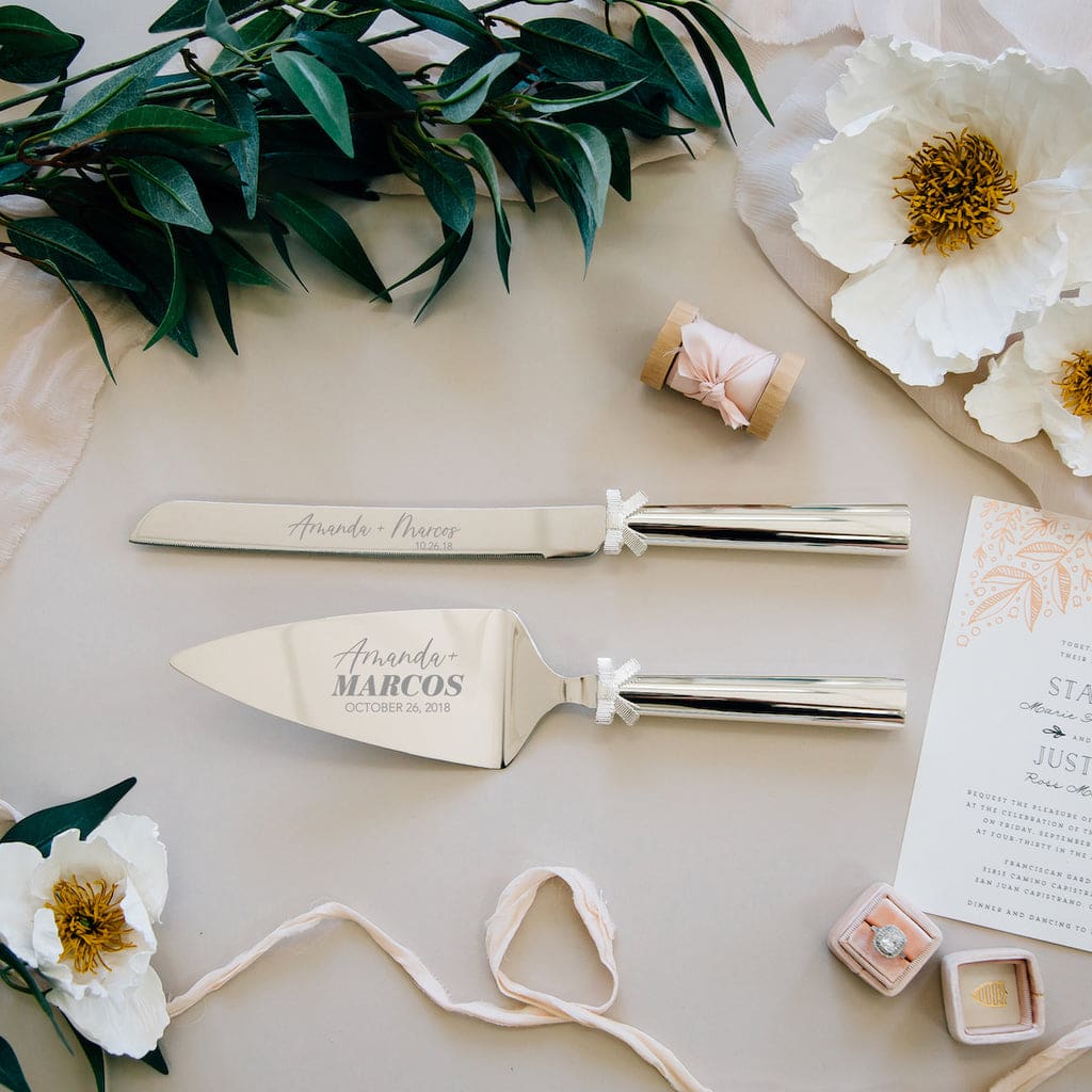 Kate Spade Grace Avenue Wedding Cake Knife and Server Set  Happily ...