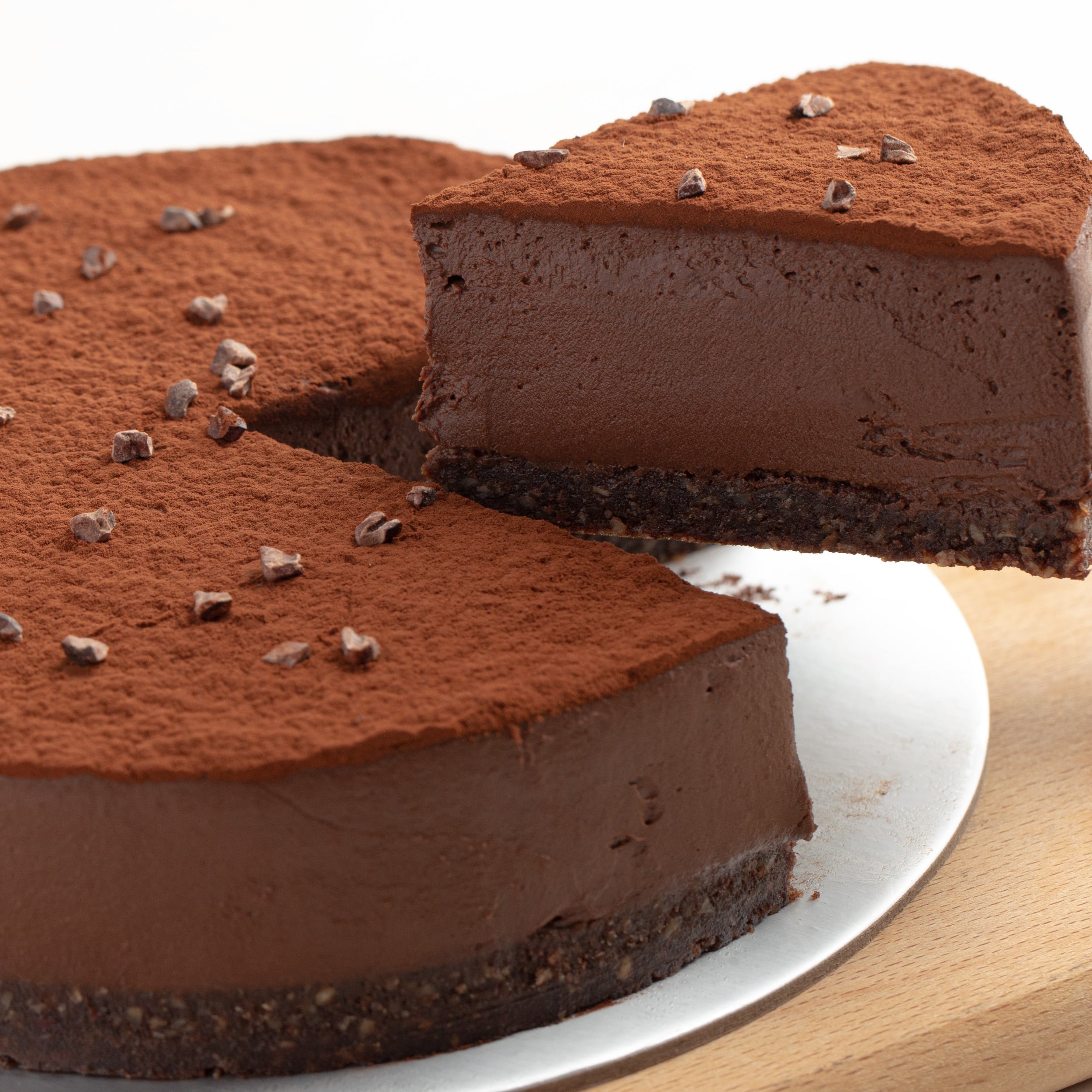 (Keto) Dark Chocolate Cheesecake