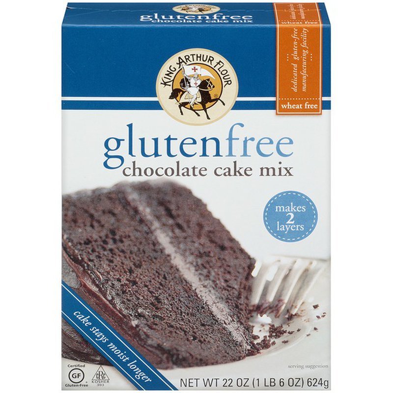King Arthur Baking Cake Mix, Gluten Free, Chocolate (22 oz ...
