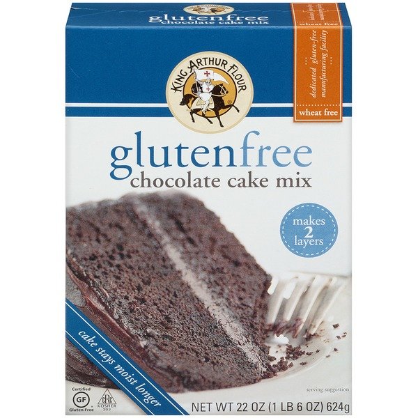 King Arthur Flour Chocolate Gluten Free Cake Mix (22 oz ...