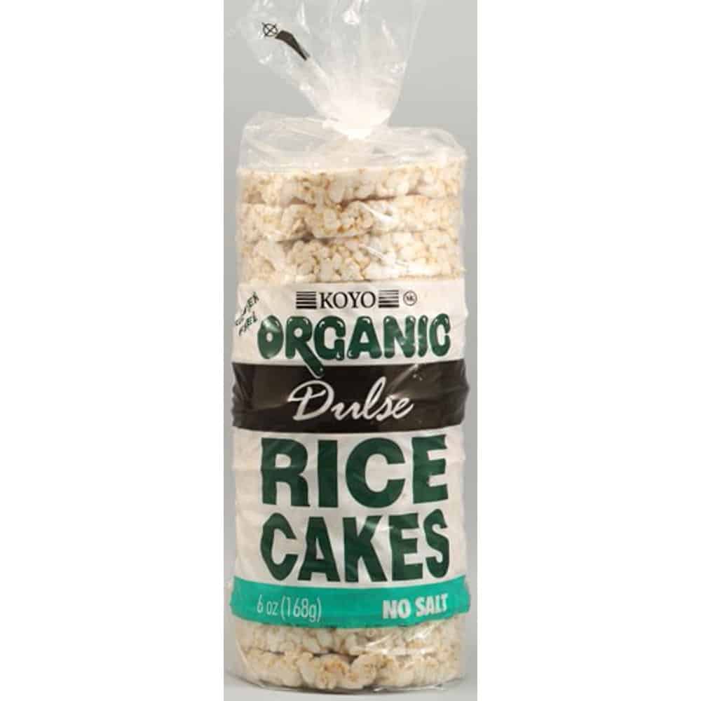 Koyo Organic Dulse Rice Cakes No Salt 6 Ounce